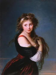 Retrato de Hyacinthe-Gabrielle Roland